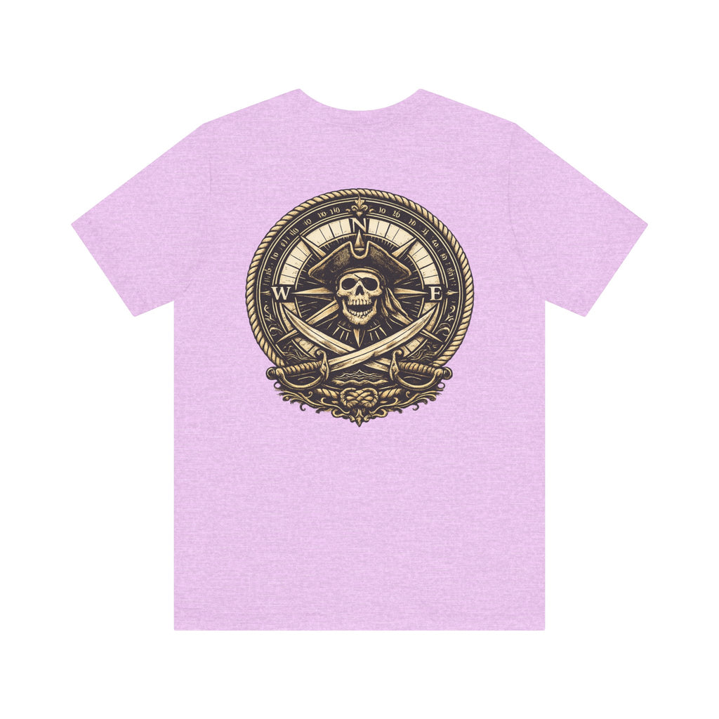 Compass & Cutlass Skull pirate t-shirt