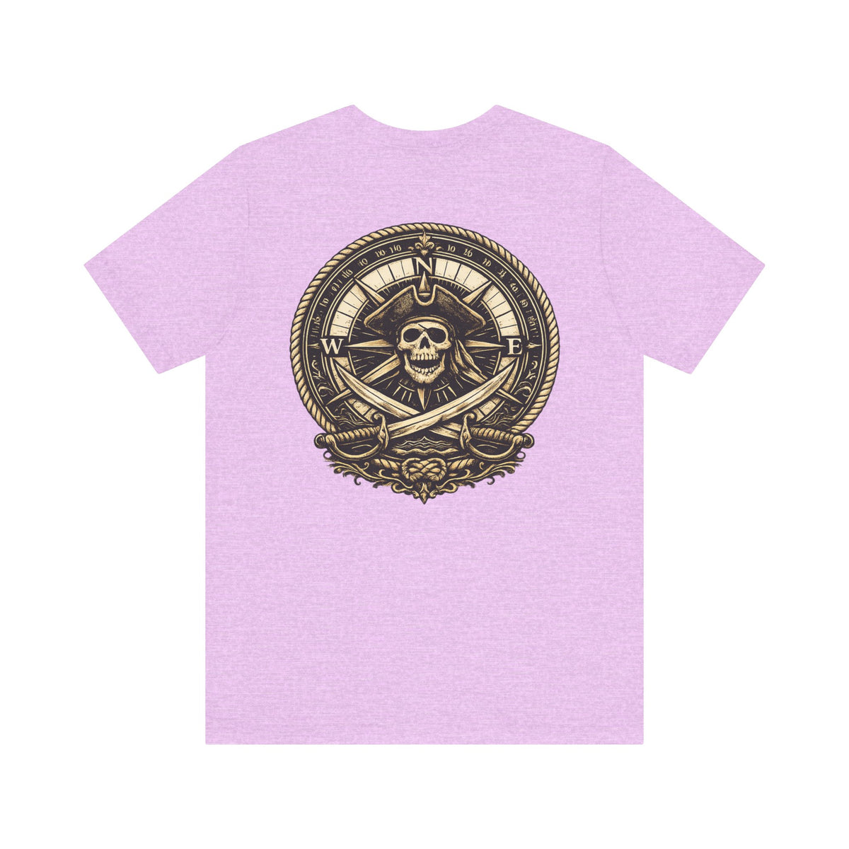 Compass & Cutlass Skull pirate t-shirt