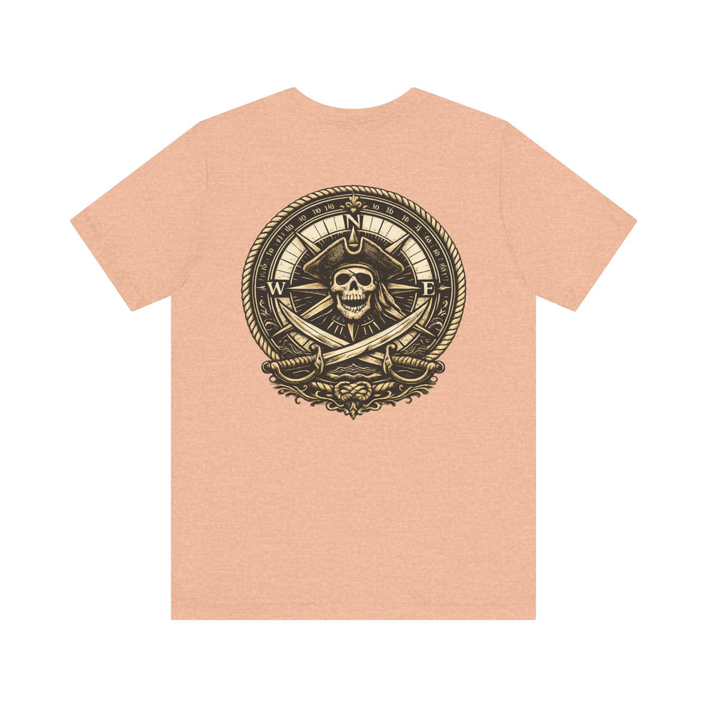Compass & Cutlass Skull pirate t-shirt